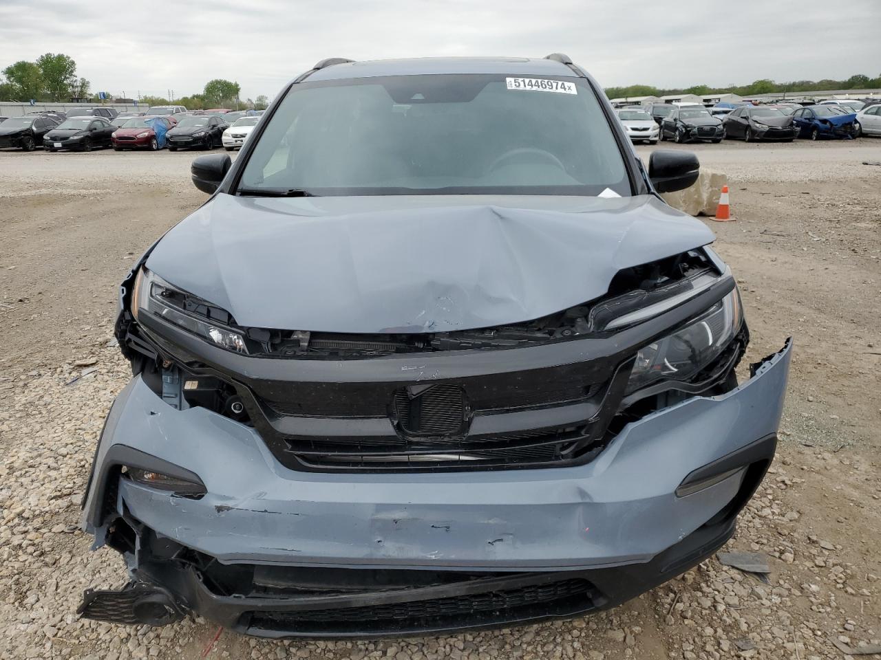 2022 HONDA PILOT TRAILSPORT VIN:5FNYF6H83NB081289