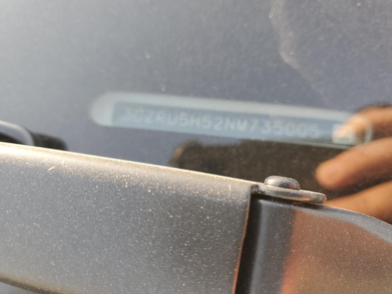 2022 HONDA HR-V EX VIN:3CZRU5H52NM735005