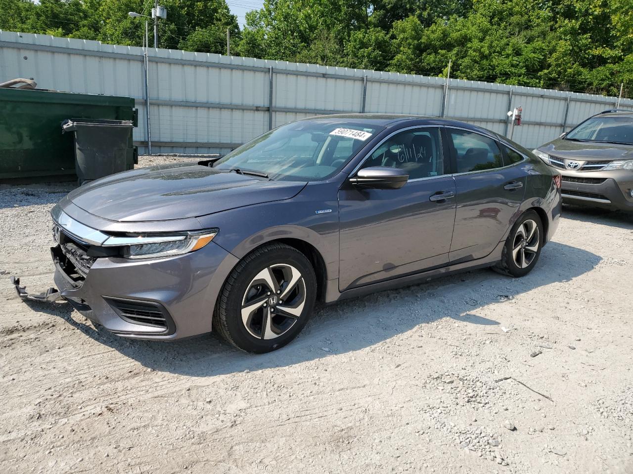 2022 HONDA INSIGHT EX VIN:19XZE4F51NE012952