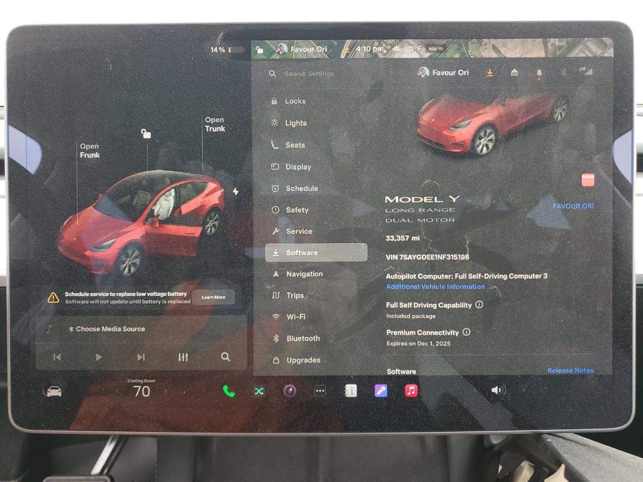 2022 TESLA MODEL Y  VIN:7SAYGDEE1NF315198