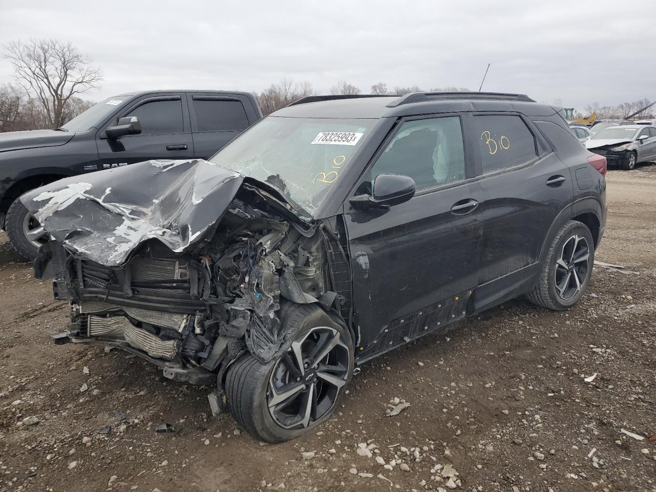 2022 CHEVROLET TRAILBLAZER RS VIN:KL79MTSL0NB063564