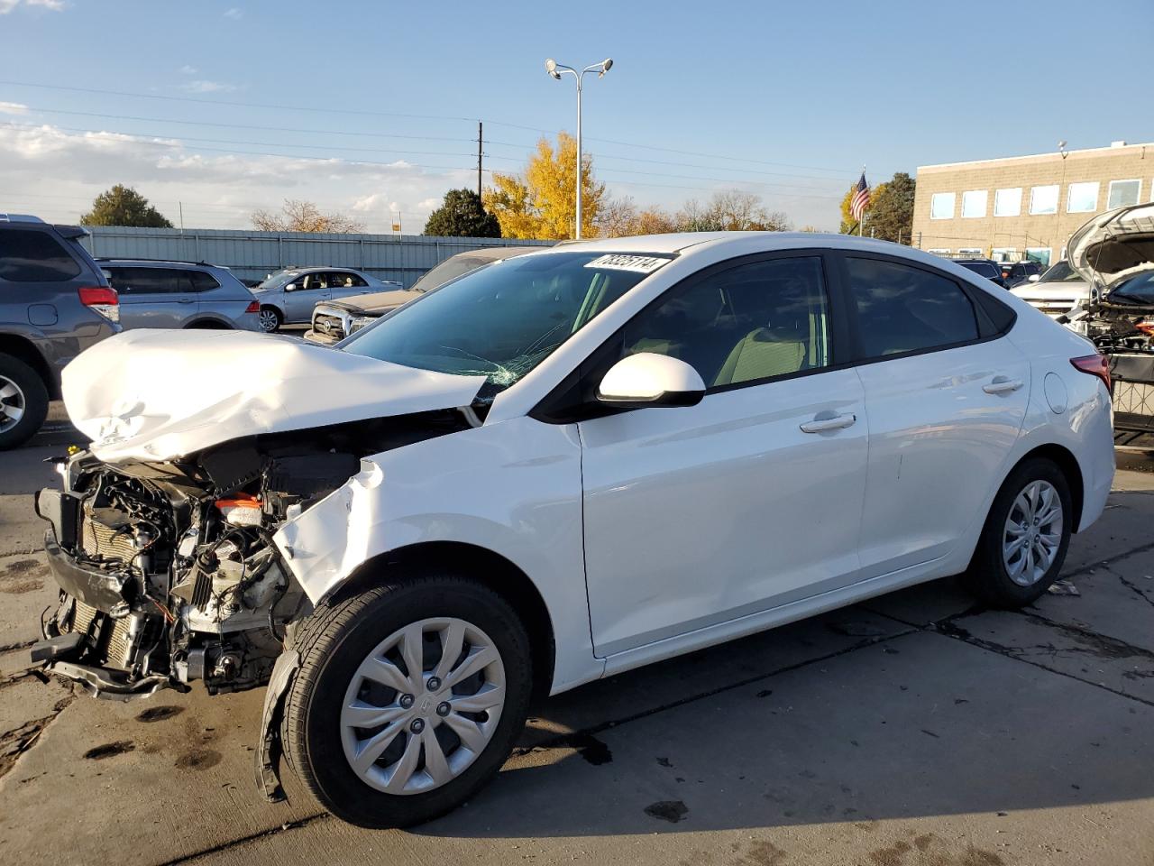 2022 HYUNDAI ACCENT SE VIN:3KPC24A61NE169346