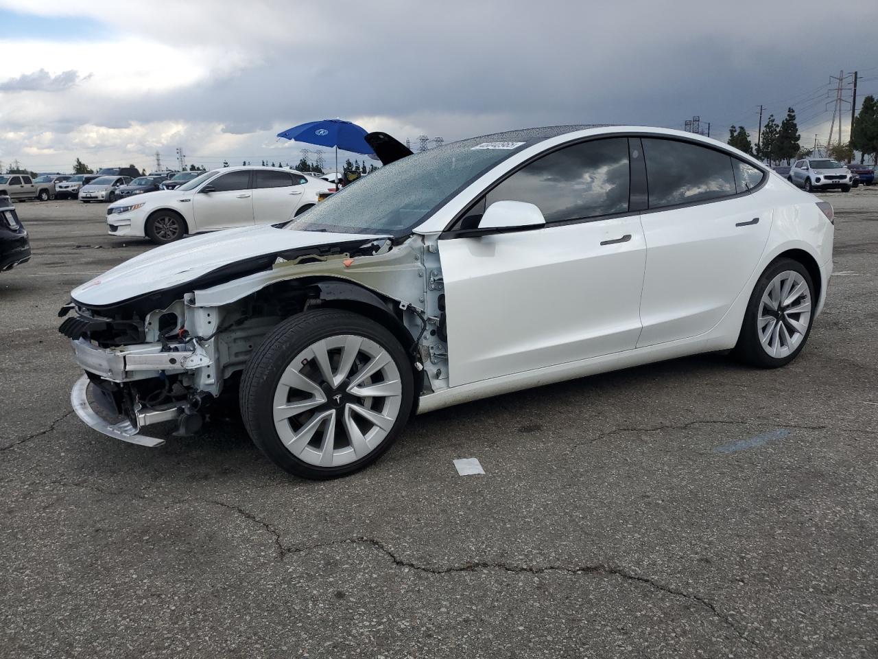 2022 TESLA MODEL 3  VIN:5YJ3E1EA1NF376236