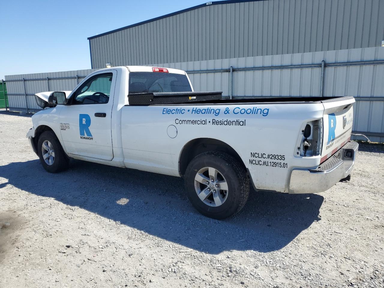 2022 RAM 1500 CLASSIC TRADESMAN VIN:3C6JR6DG2NG429493