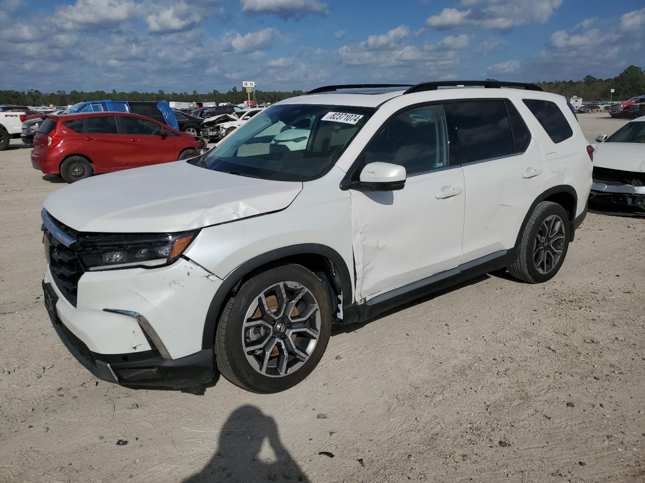 2023 HONDA PILOT ELITE VIN:5FNYG1H83PB040860
