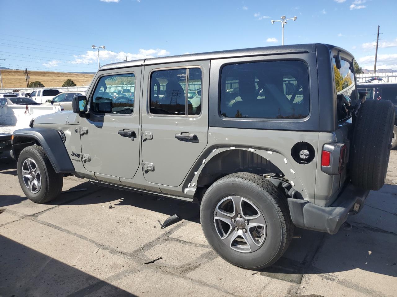 2022 JEEP WRANGLER UNLIMITED SPORT VIN:1C4HJXDG3NW165125
