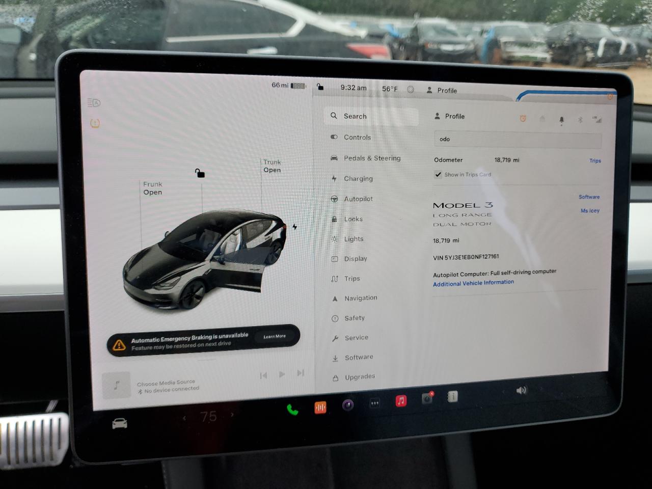 2022 TESLA MODEL 3  VIN:5YJ3E1EB0NF127161