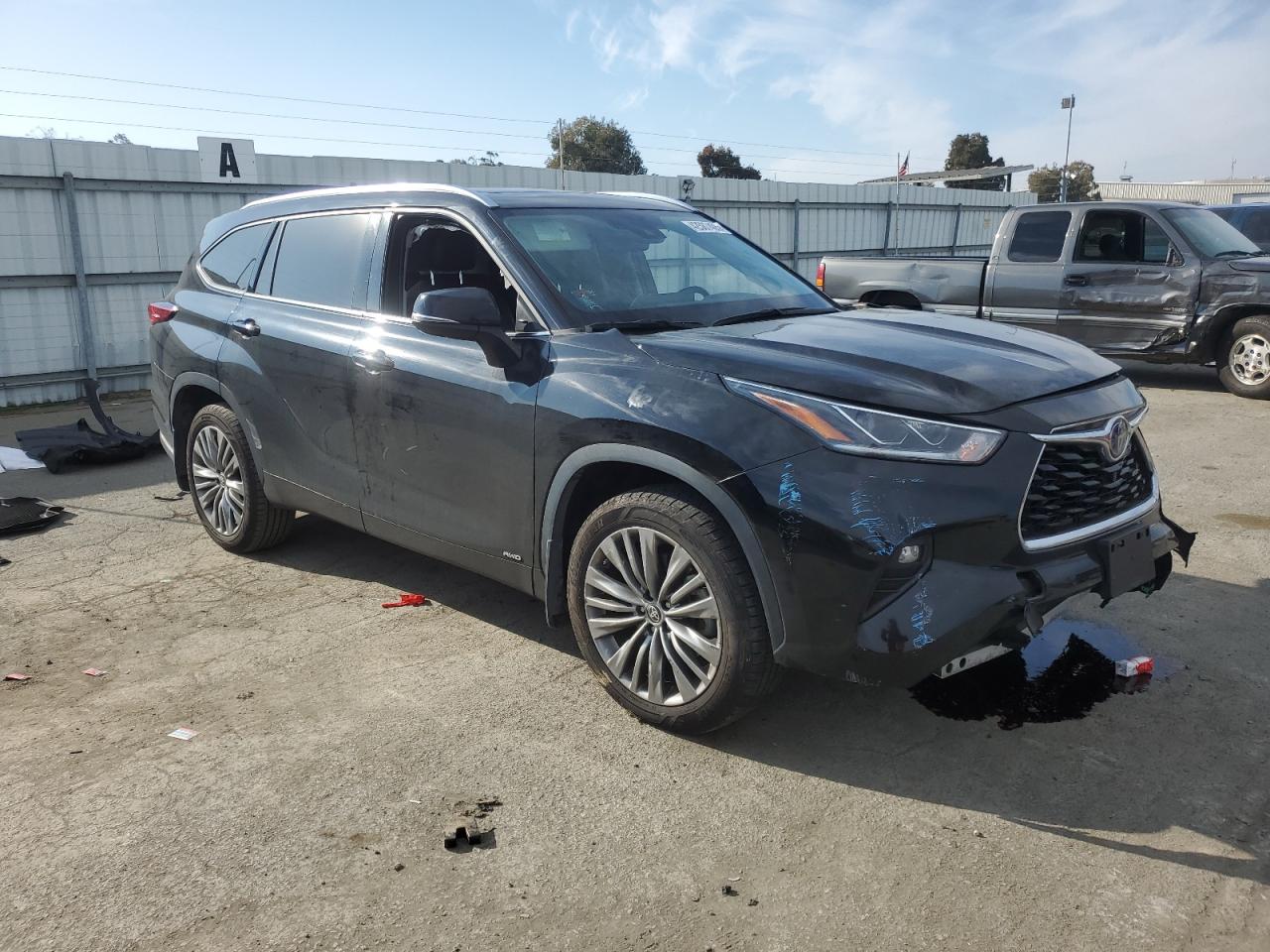 2022 TOYOTA HIGHLANDER HYBRID PLATINUM VIN:5TDEBRCH2NS075728