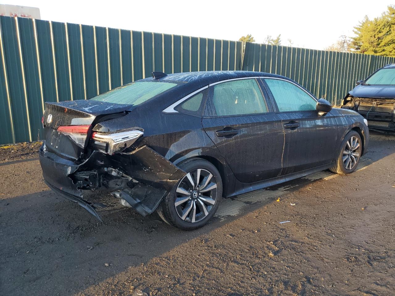 2022 HONDA CIVIC EX VIN:JHMFE1F71NX007252