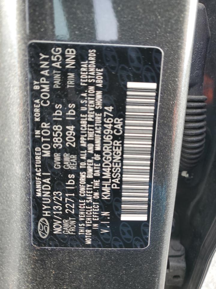 2024 HYUNDAI ELANTRA SEL VIN:JTEAAAAH6NJ089579