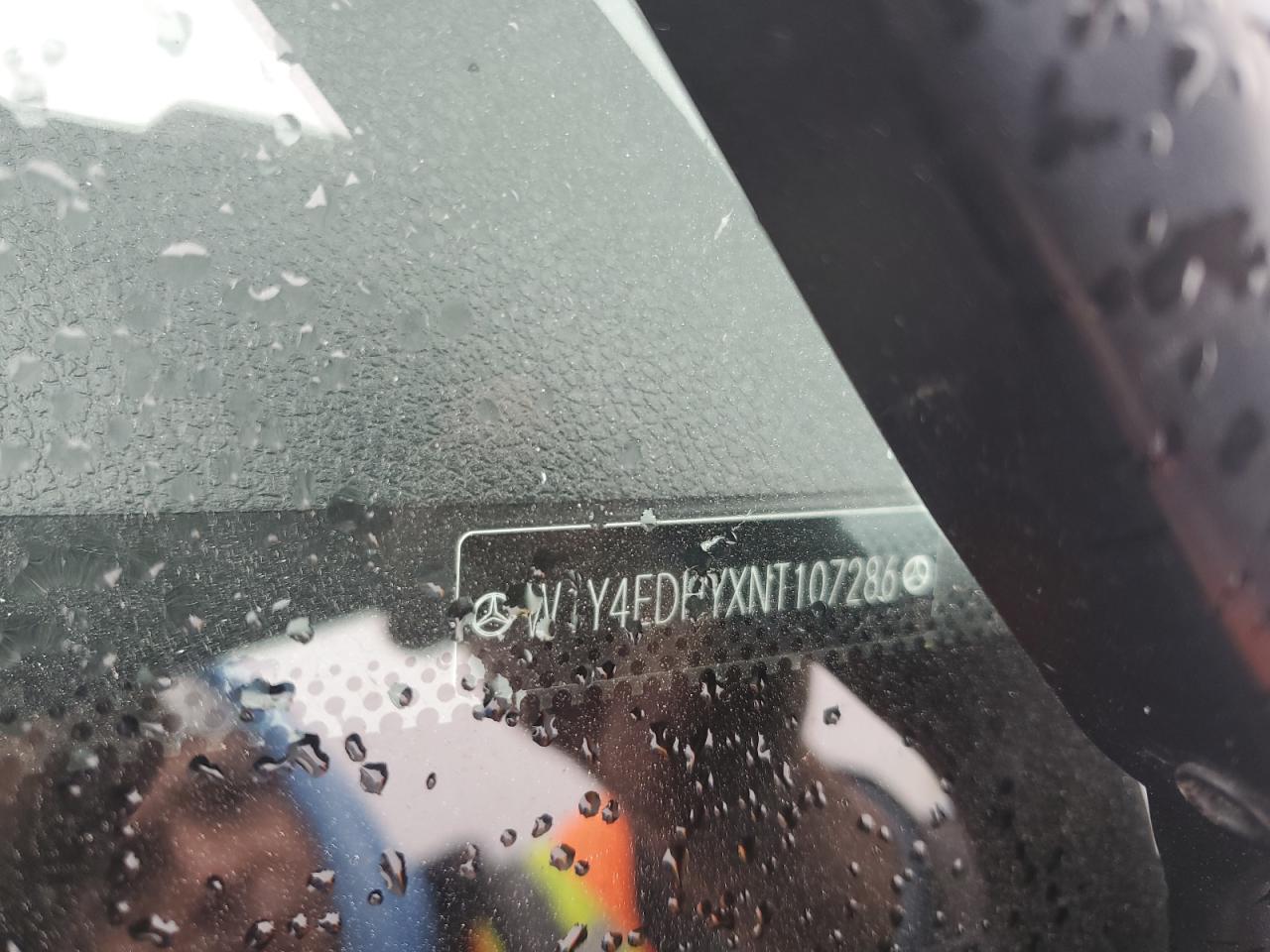 2022 MERCEDES-BENZ SPRINTER 2500 VIN:W1Y4EDHYXNT107286