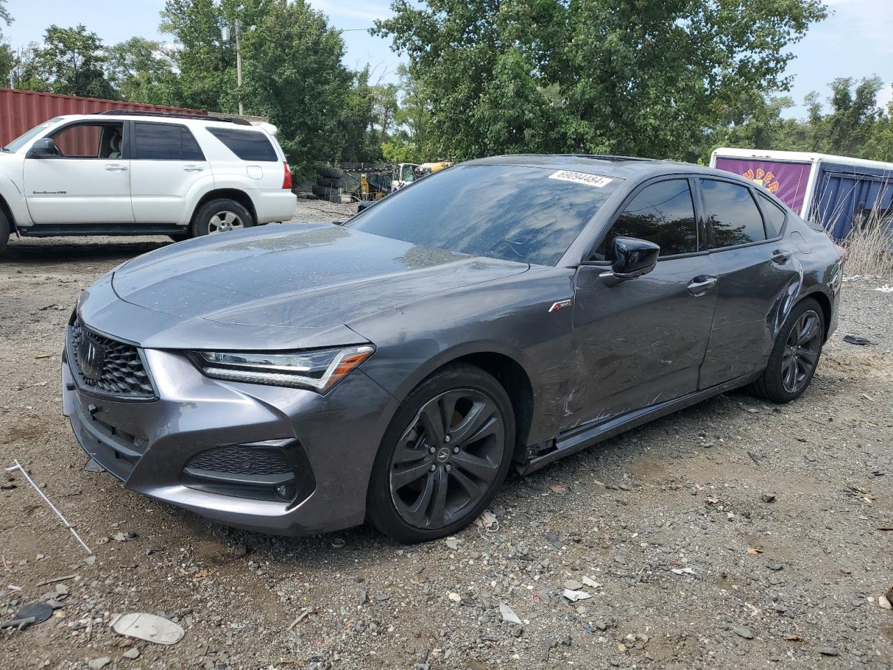 2022 ACURA TLX TECH A VIN:19UUB5F52NA004372