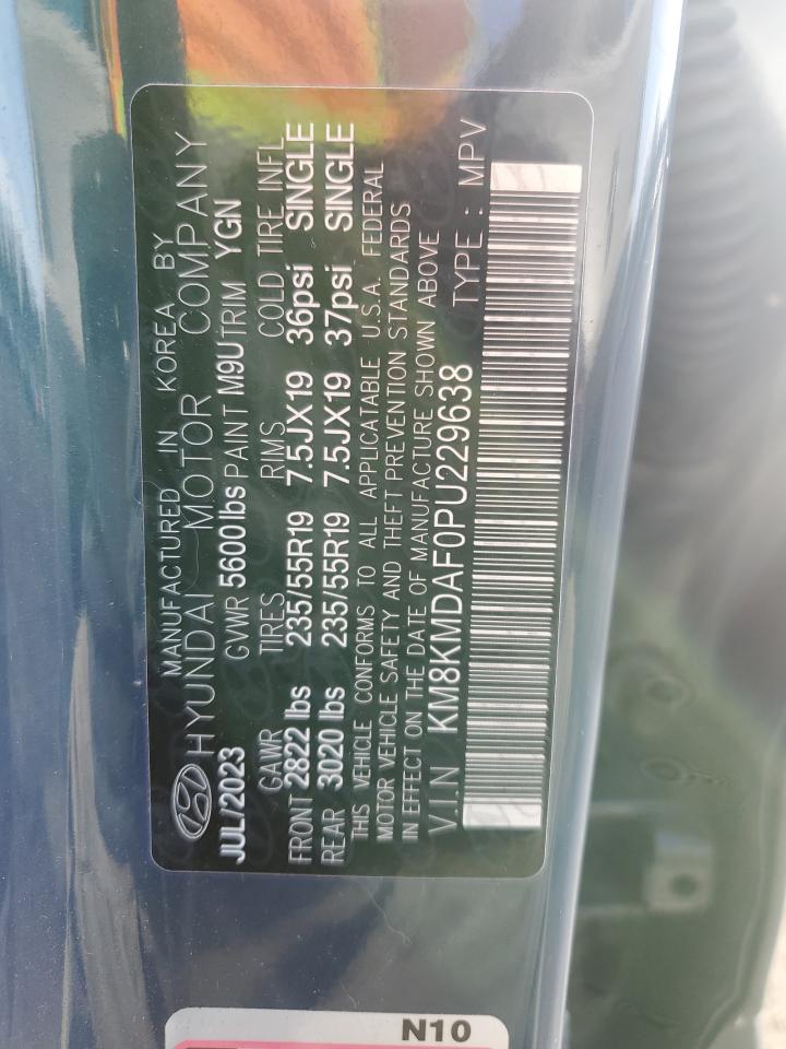 2023 HYUNDAI IONIQ 5 SE VIN:KM8KMDAF0PU229638