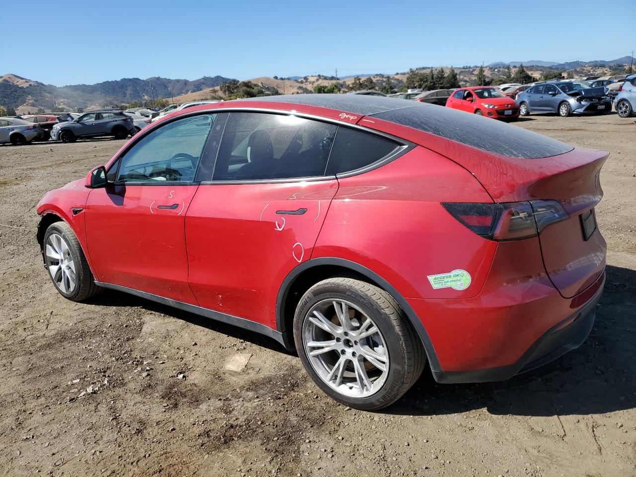 2023 TESLA MODEL Y VIN:7SAYGDEE9PF628437