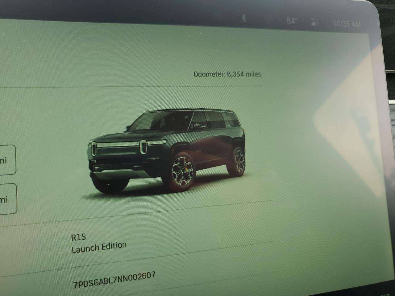 2022 RIVIAN R1S LAUNCH EDITION VIN:7PDSGABL7NN002607