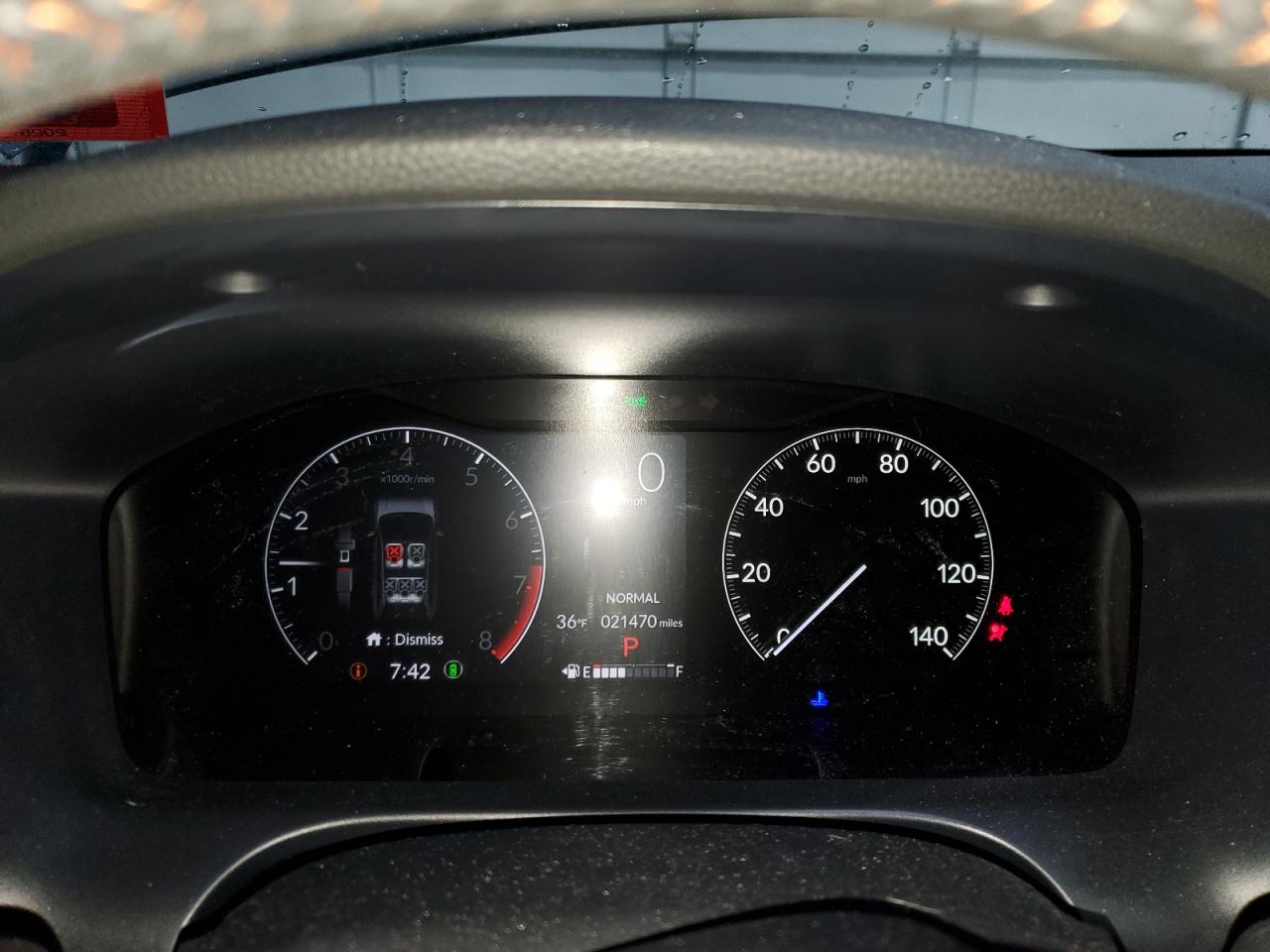 2024 HONDA HR-V SPORT VIN:3CZRZ2H57RM753053