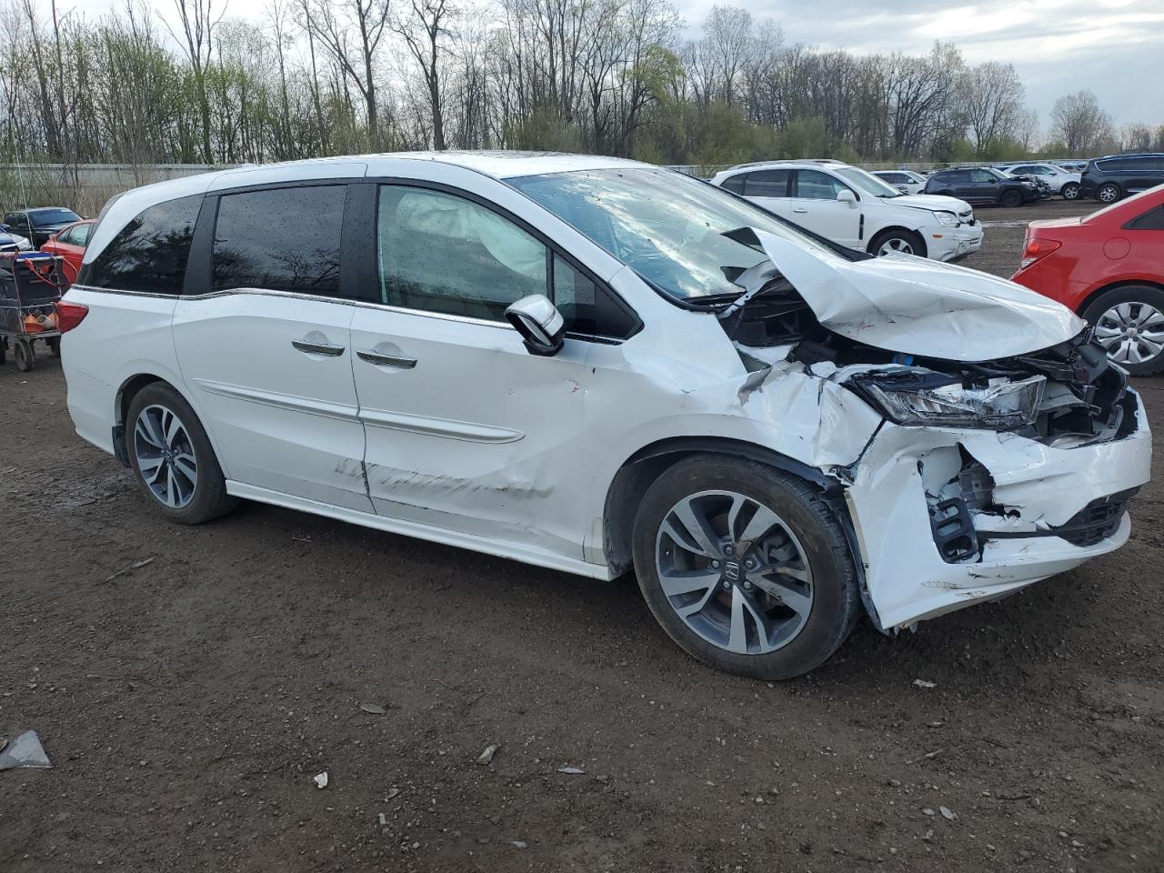 2022 HONDA ODYSSEY TOURING VIN:5FNRL6H81NB055755