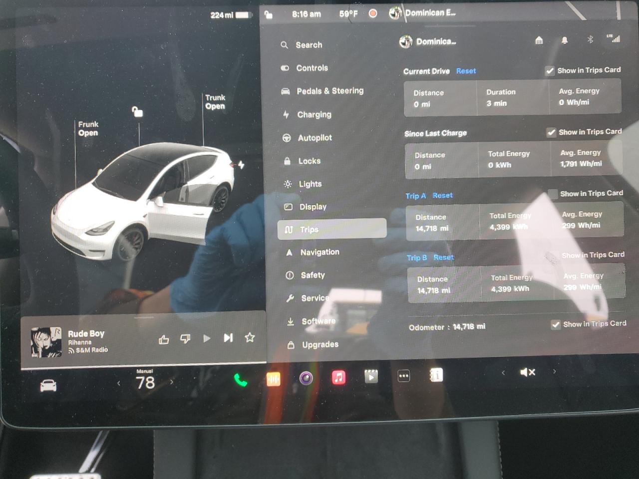 2023 TESLA MODEL Y  VIN:7SAYGDEF3PF806514