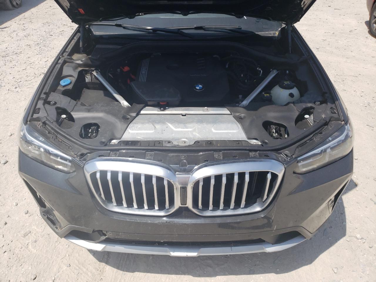 2022 BMW X3 SDRIVE30I VIN:5UX43DP0XN9K73616