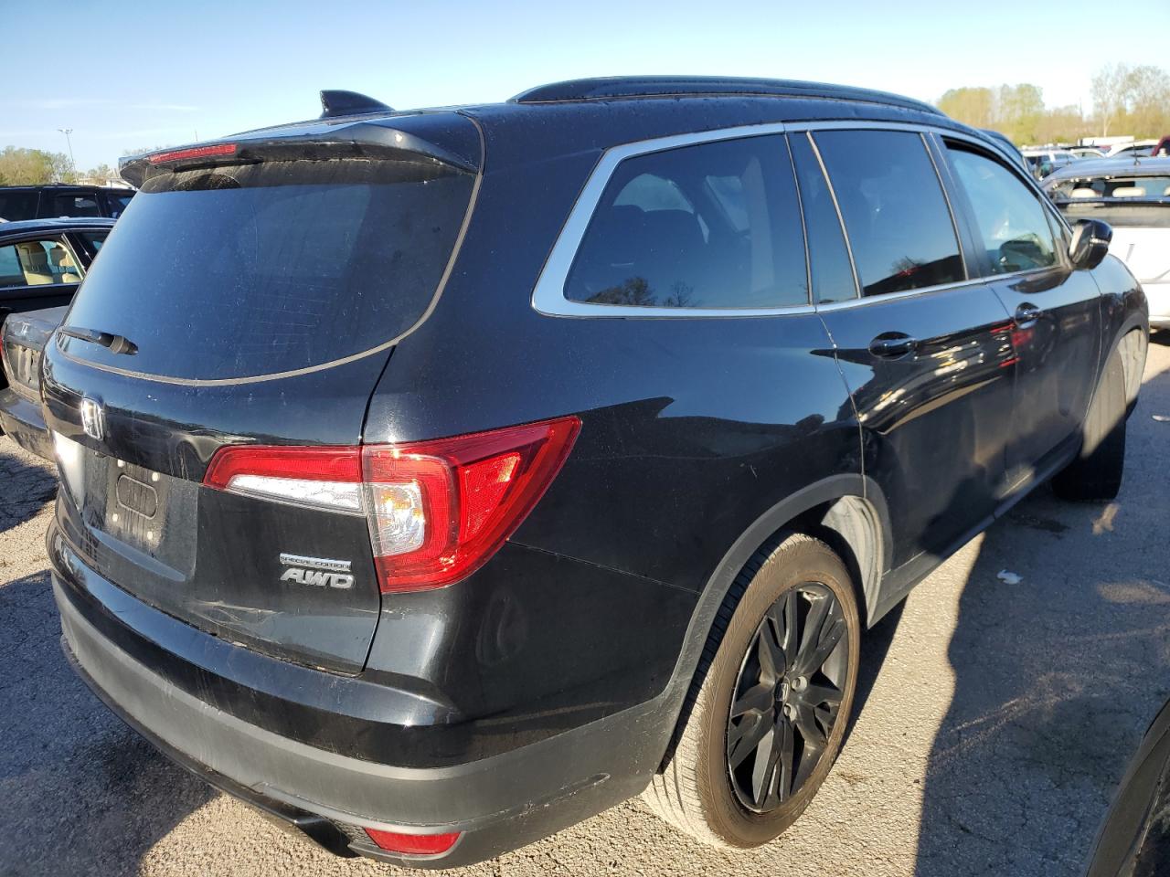 2022 HONDA PILOT SE VIN:5FNYF6H21NB050067