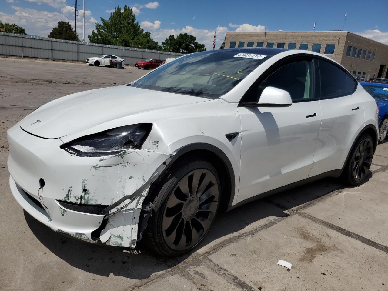 2022 TESLA MODEL Y  VIN:7SAYGDEF9NF382205