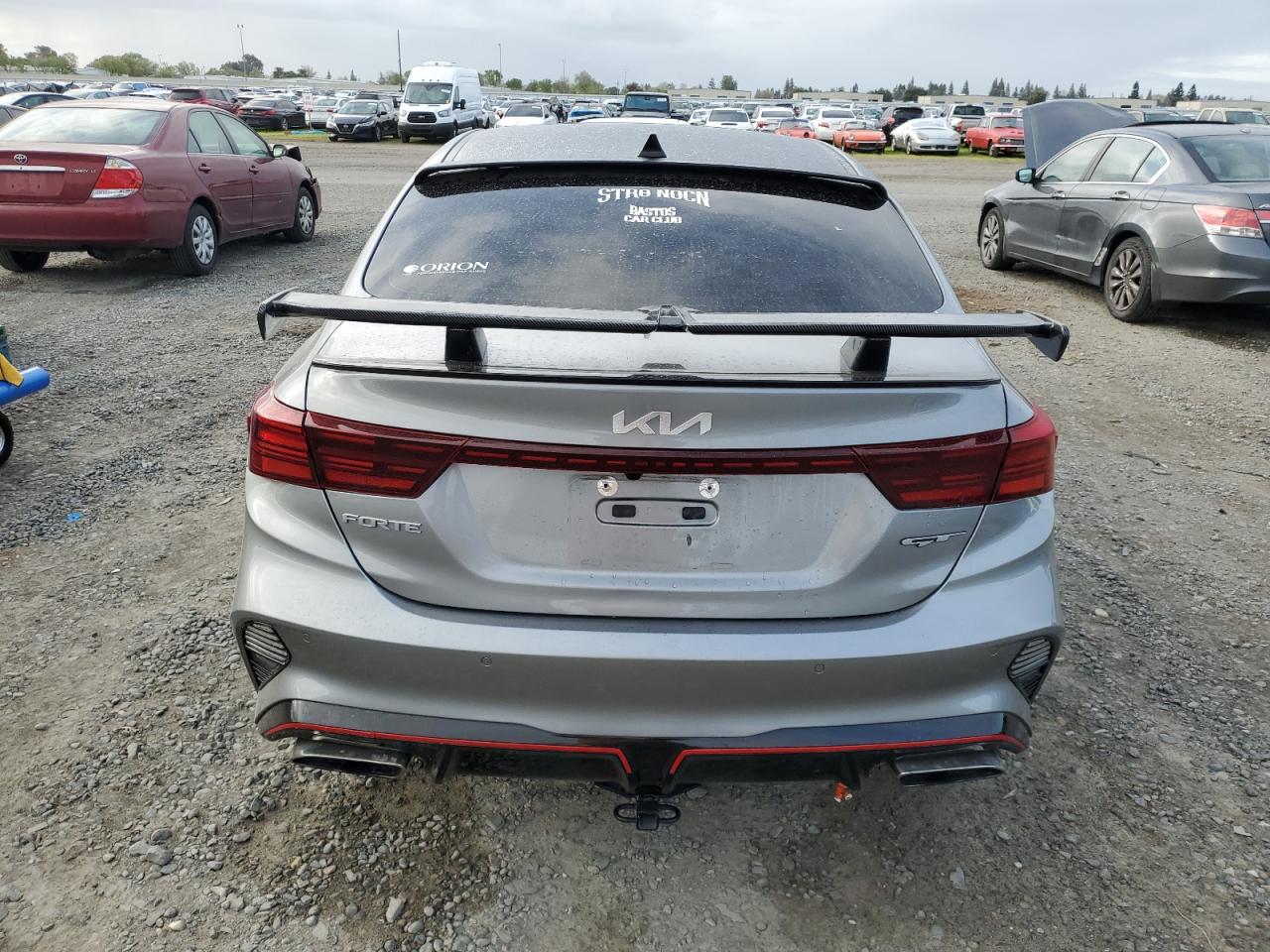2022 KIA FORTE GT VIN:3KPF44AC7NE457191