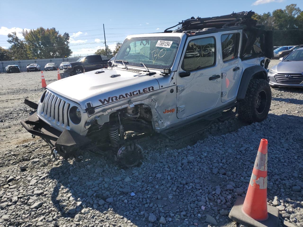2022 JEEP WRANGLER UNLIMITED SPORT VIN:1C4HJXDN6NW225462