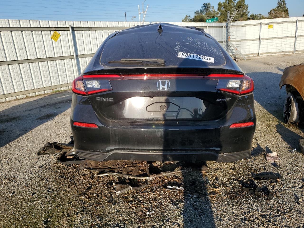 2023 HONDA CIVIC SPORT VIN:19XFL2H87PE007245