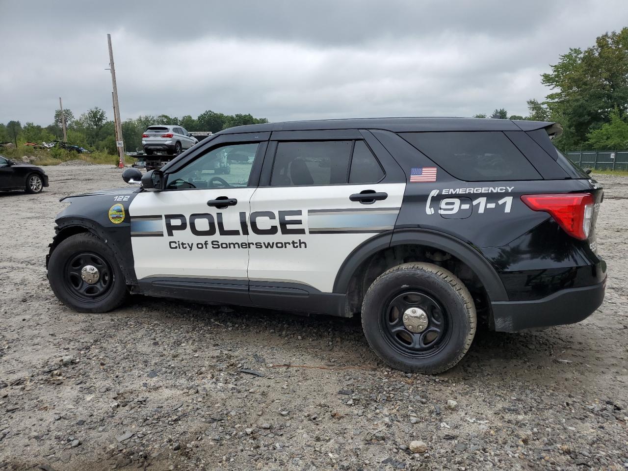 2022 FORD EXPLORER POLICE INTERCEPTOR VIN:1FM5K8ABXNGA07871