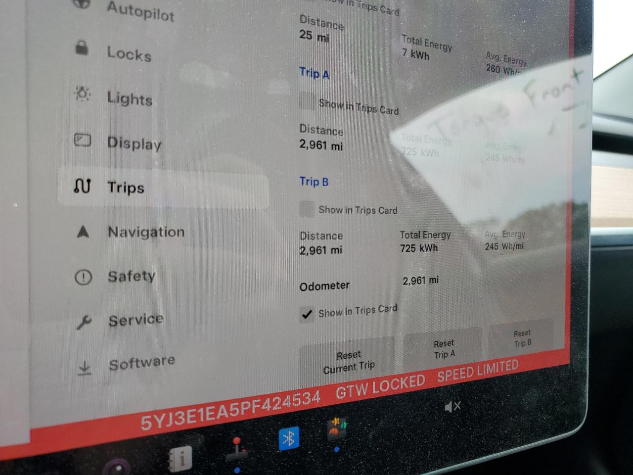 2023 TESLA MODEL 3  VIN:5YJ3E1EA5PF424534