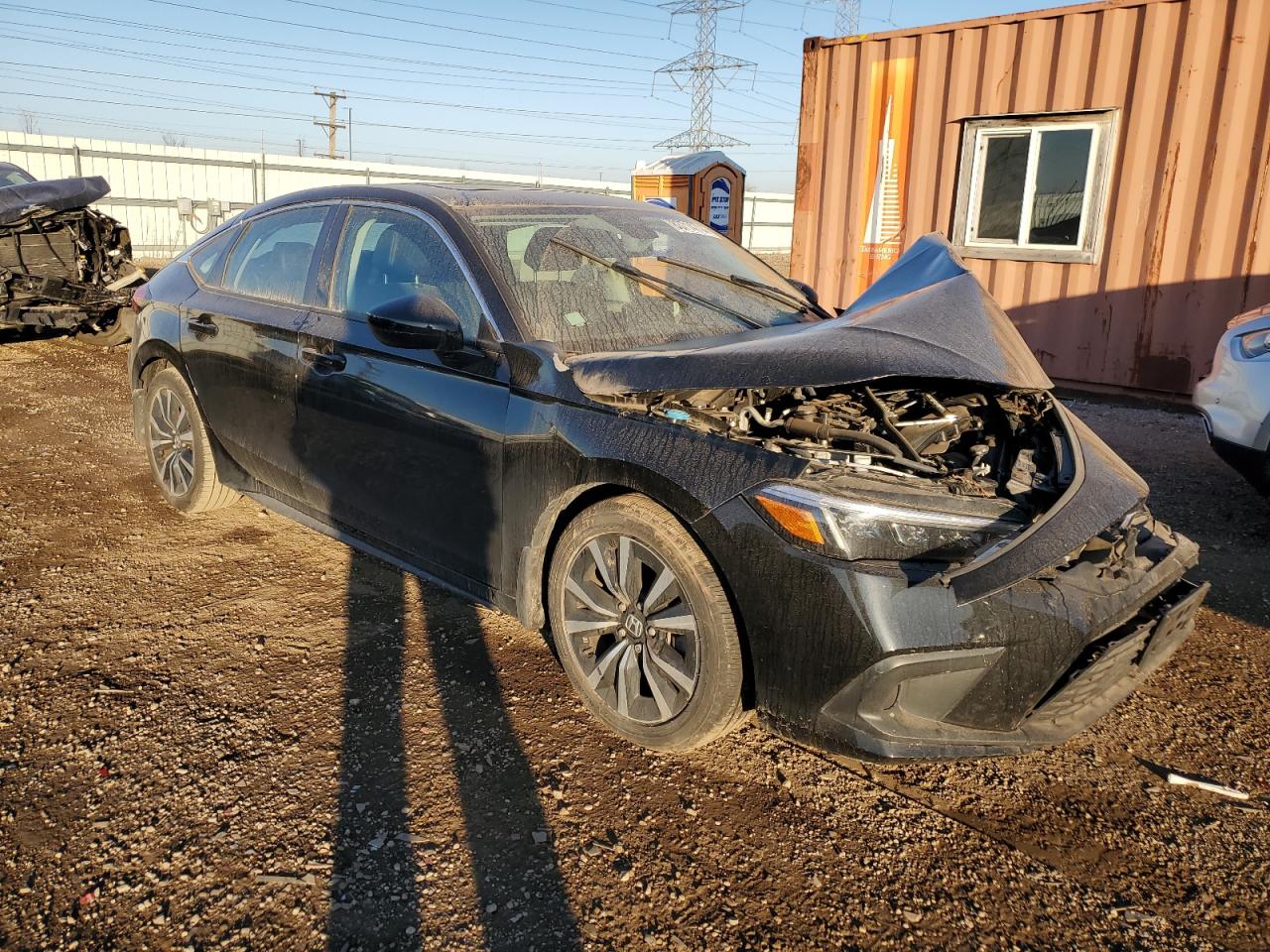 2022 HONDA CIVIC EXL VIN:19XFL1H70NE008056