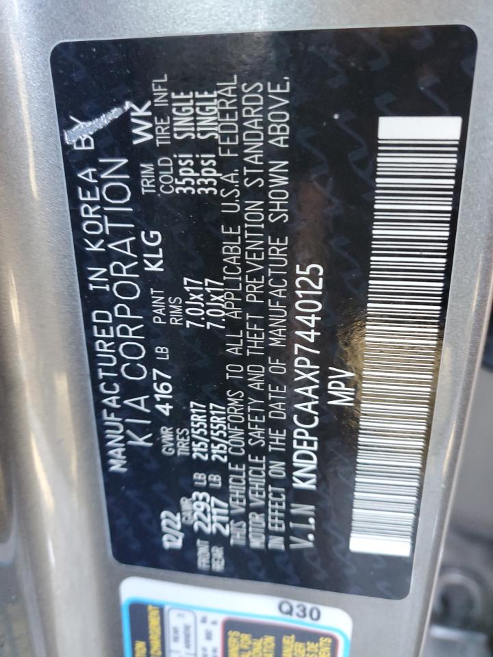 2023 KIA SELTOS LX VIN:KNDEPCAAXP7440125