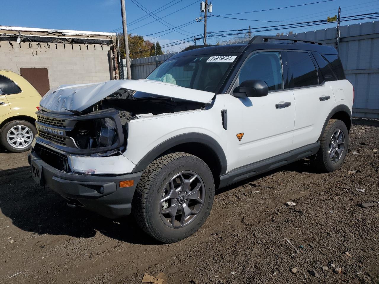 2022 FORD BRONCO SPORT BADLANDS VIN:3FMCR9D98NRD49801