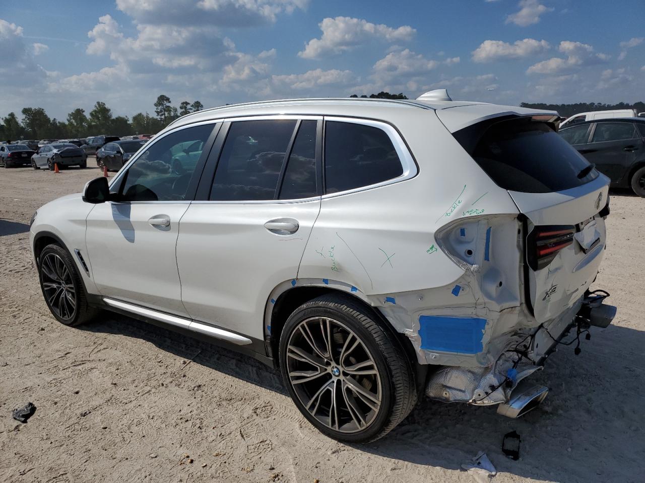 2022 BMW X3 XDRIVE30I VIN:5UX53DP03N9N13996