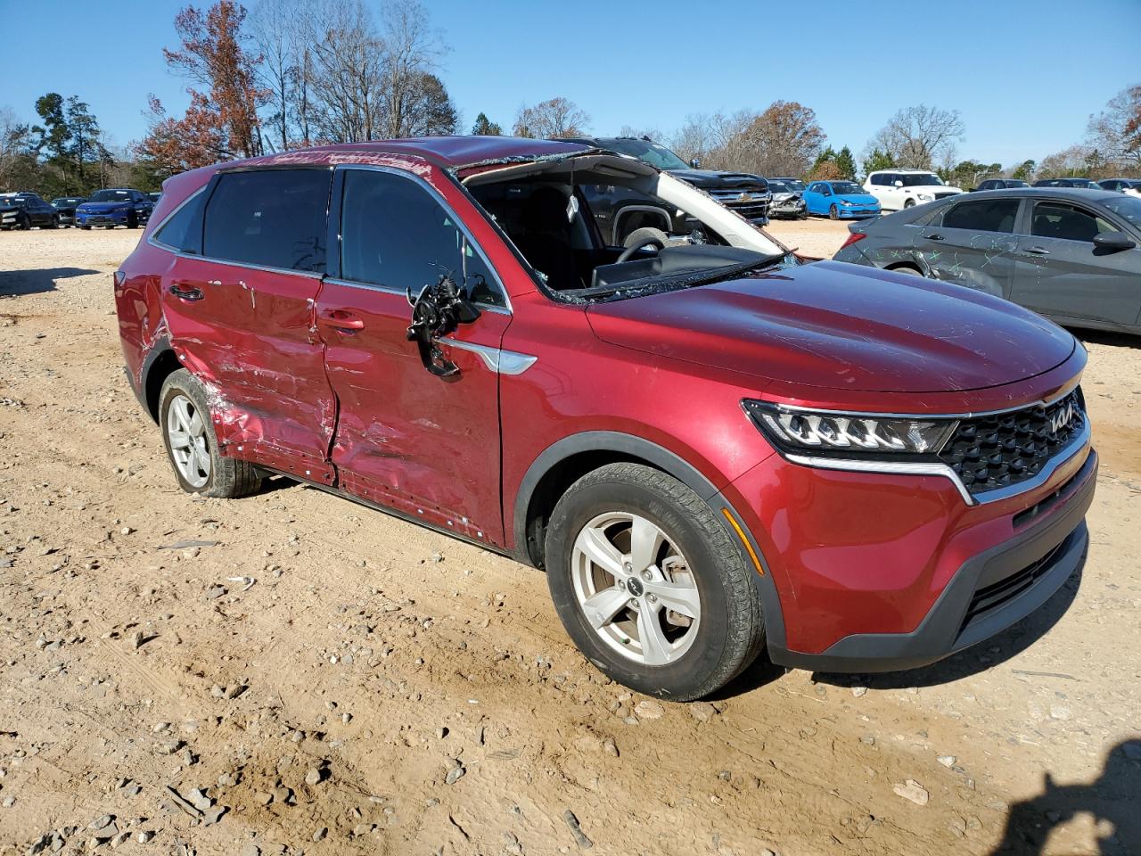 2022 KIA SORENTO LX VIN:5XYRG4LC4NG140344