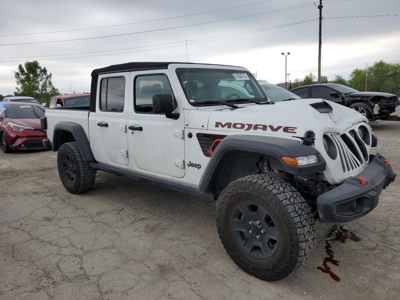 2022 JEEP GLADIATOR MOJAVE VIN:1C6JJTEG3NL149704