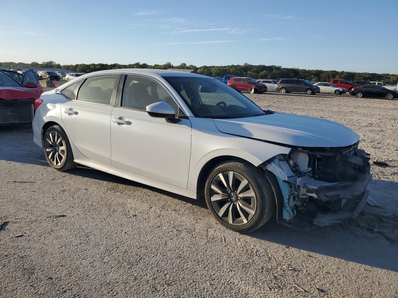 2022 HONDA CIVIC EX VIN:JHMFE1F72NX004375