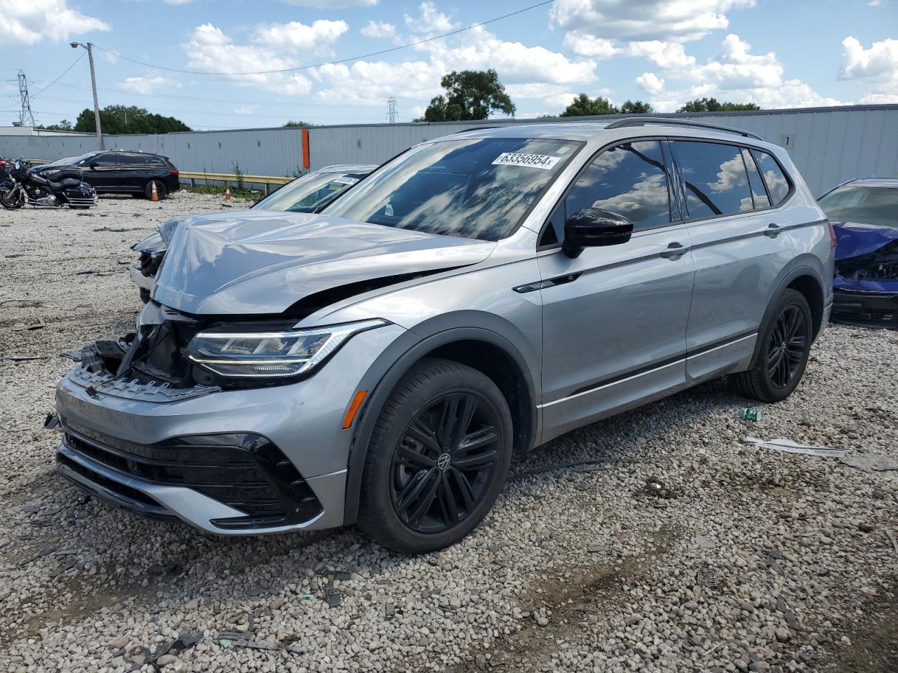 2022 VOLKSWAGEN TIGUAN SE R-LINE BLACK VIN:3VV8B7AX7NM071803