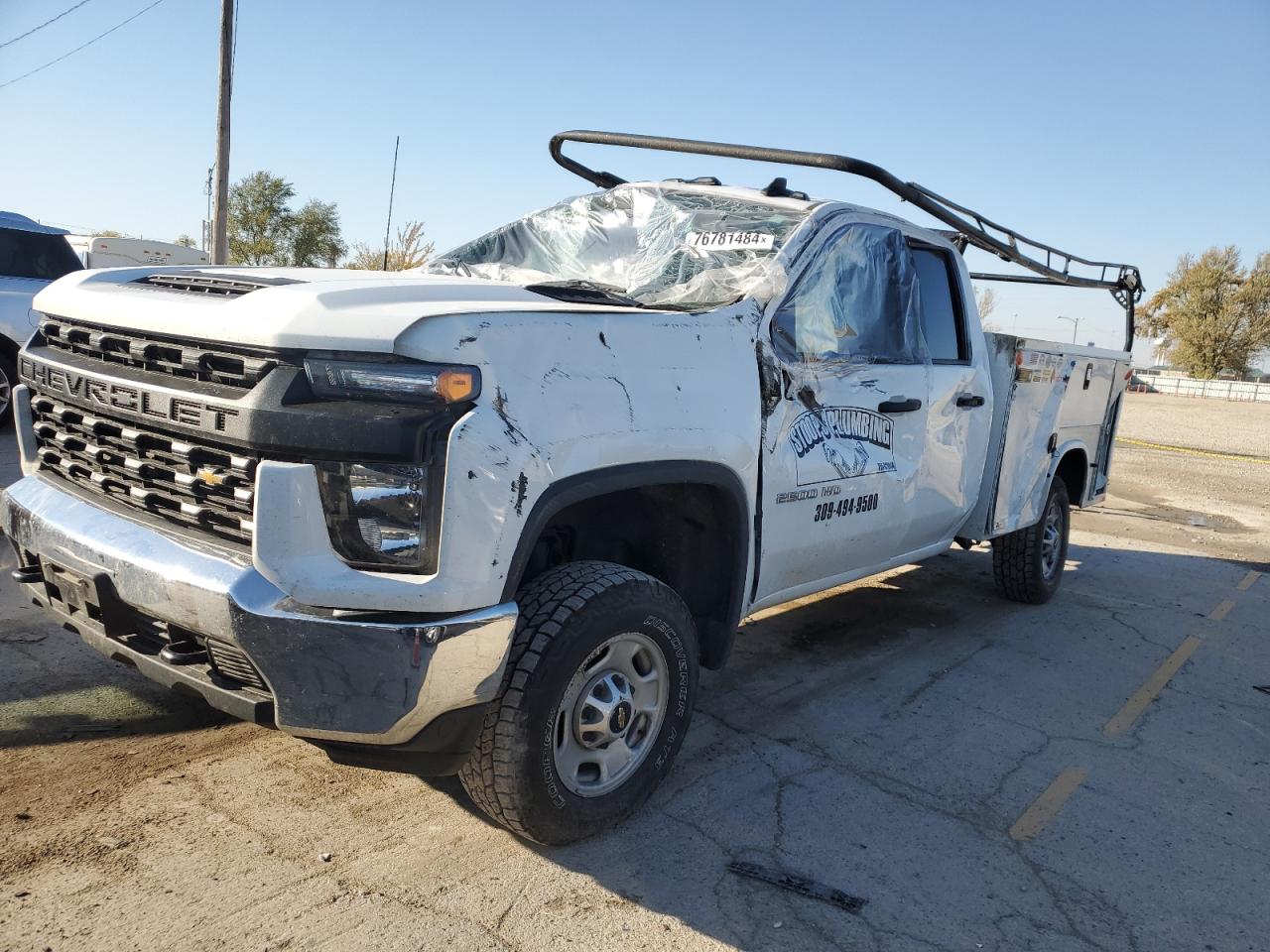 2022 CHEVROLET SILVERADO C2500 HEAVY DUTY VIN:1GB2WLE73NF179948