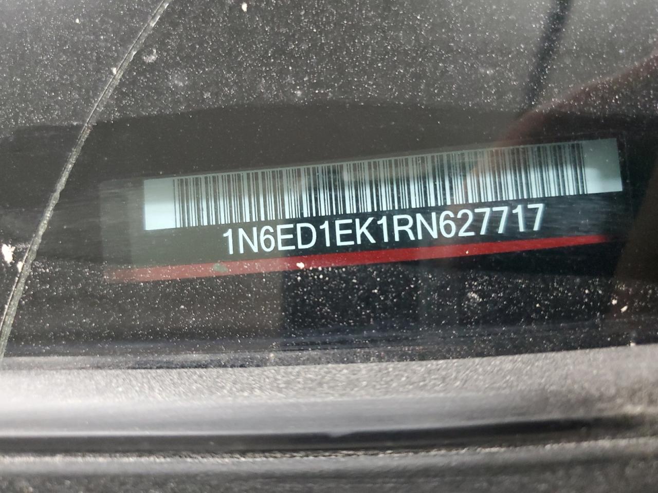 2024 NISSAN FRONTIER S VIN:1N6ED1EK1RN627717