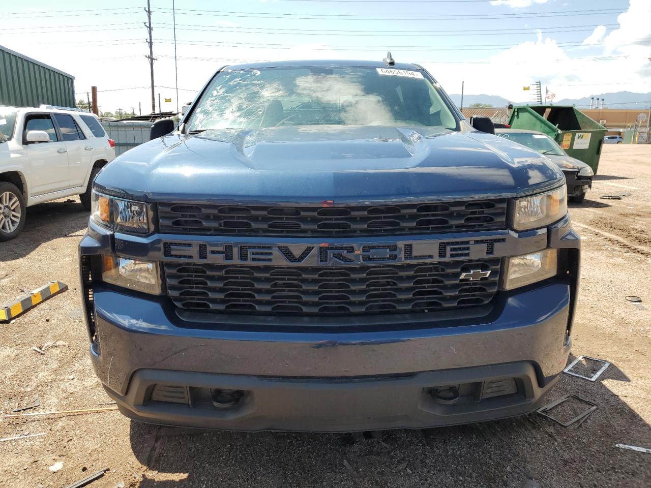 2022 CHEVROLET SILVERADO LTD C1500 CUSTOM VIN:1GCPWBEK8NZ168524