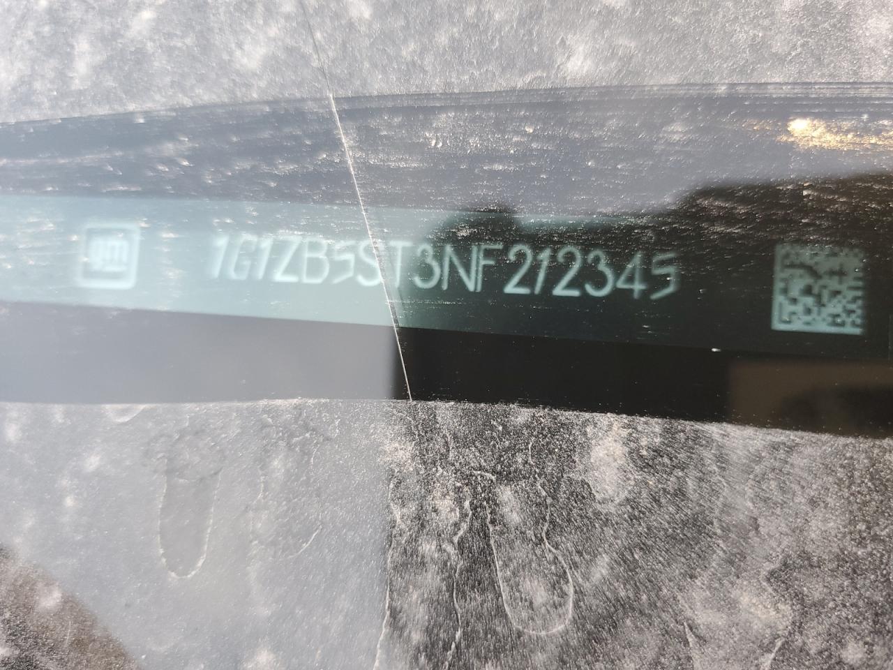 2022 CHEVROLET MALIBU LS VIN:1G1ZB5ST3NF212345