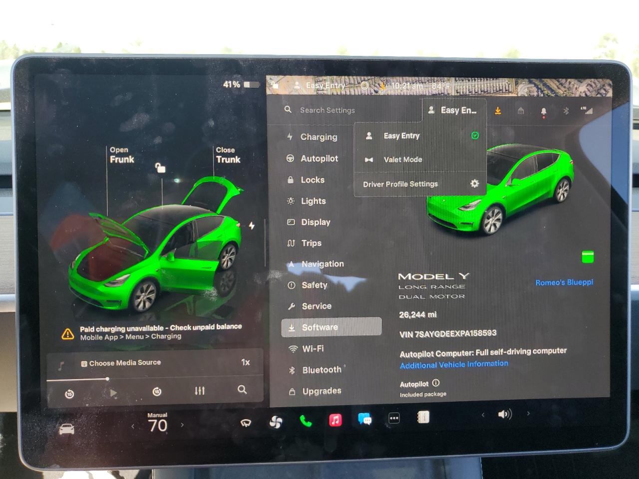 2023 TESLA MODEL Y  VIN:7SAYGDEEXPA158593