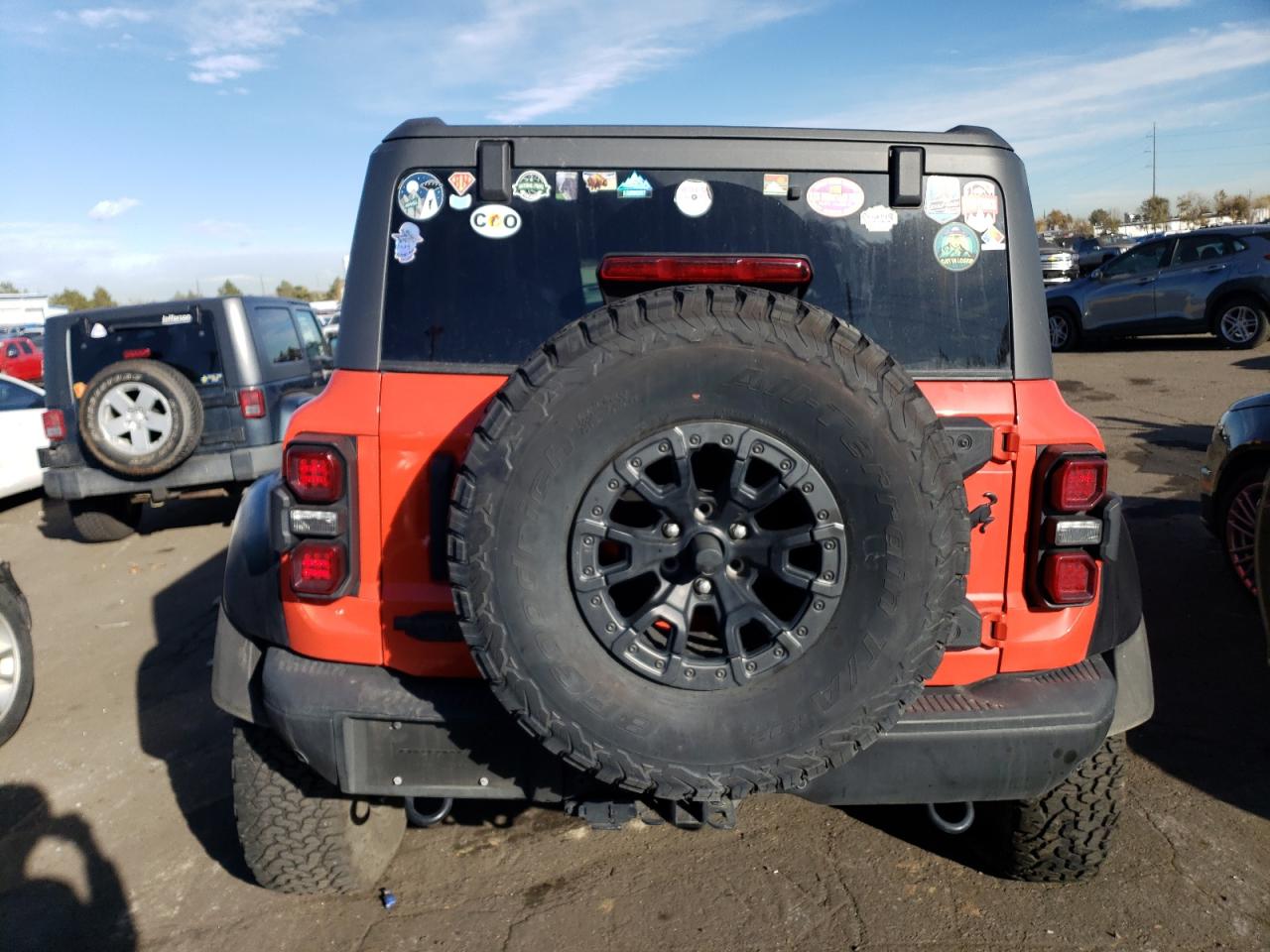 2022 FORD BRONCO RAPTOR VIN:1FMEE5JR9NLA51063
