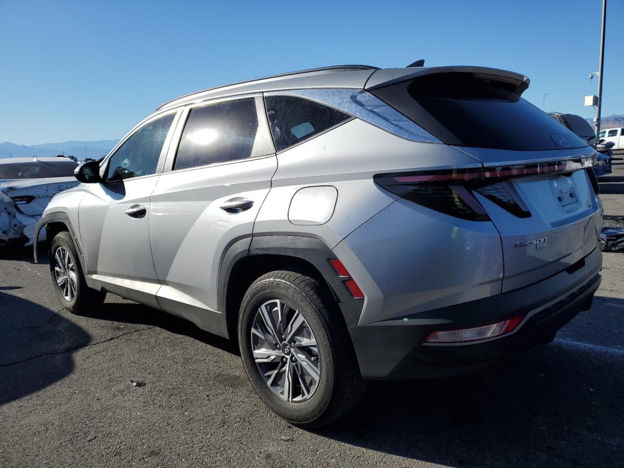 2022 HYUNDAI TUCSON BLUE VIN:KM8JBCA11NU053146