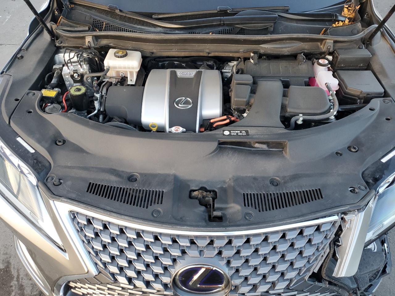 2022 LEXUS RX 450H VIN:2T2JGMDA0NC083321