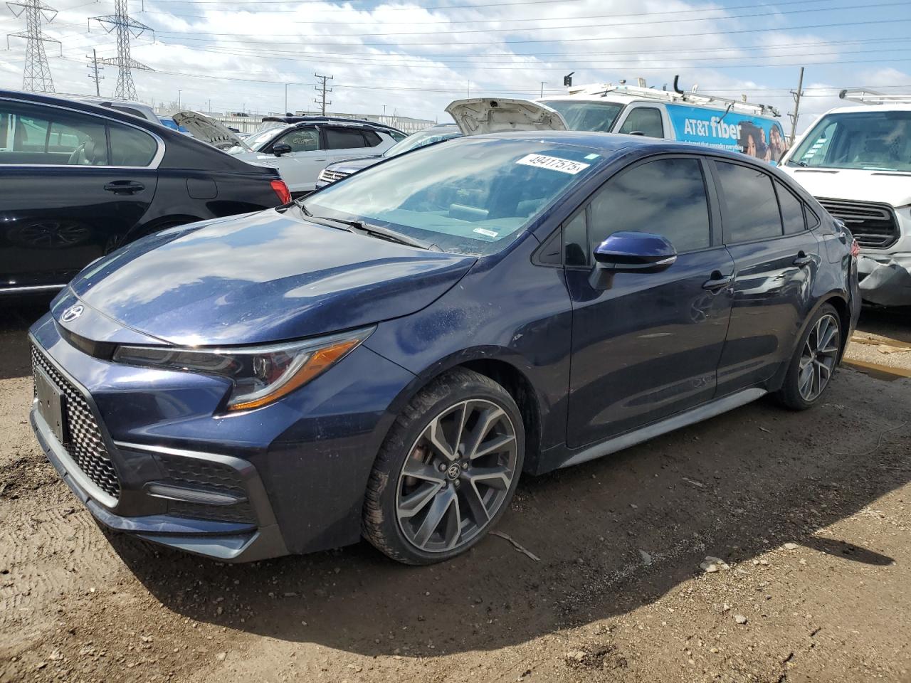 2022 TOYOTA COROLLA SE VIN:5YFS4MCE3NP116527