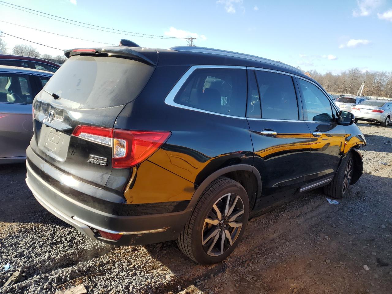 2022 HONDA PILOT TOURING VIN:5FNYF6H60NB091924