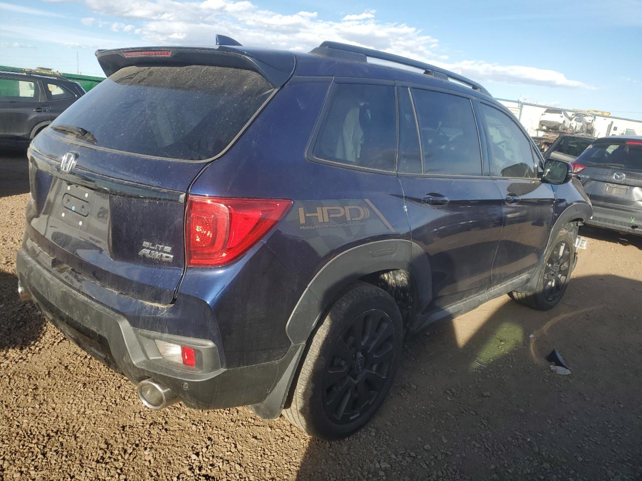 2022 HONDA PASSPORT ELITE VIN:5FNYF8H03NB028453