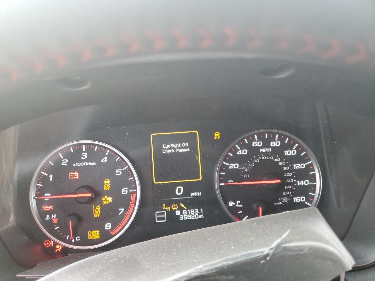 2022 SUBARU WRX GT VIN:JF1VBAU65N8025611